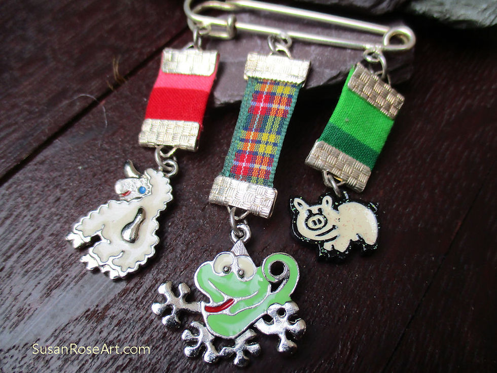 Thumbnail: Awarded to the BEST Animal Carer Brooch Medal
