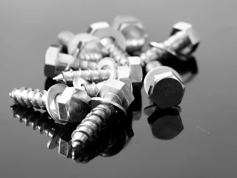 Standard parts: screws, nuts, etc.