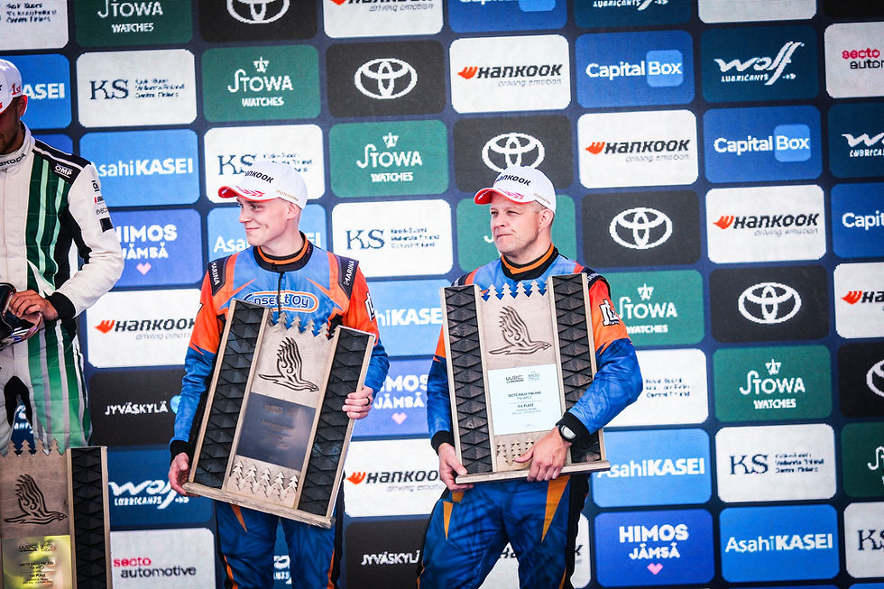 Back on the Podium – Lauri Joona Finished Third in WRC2 at Secto Rally Finland