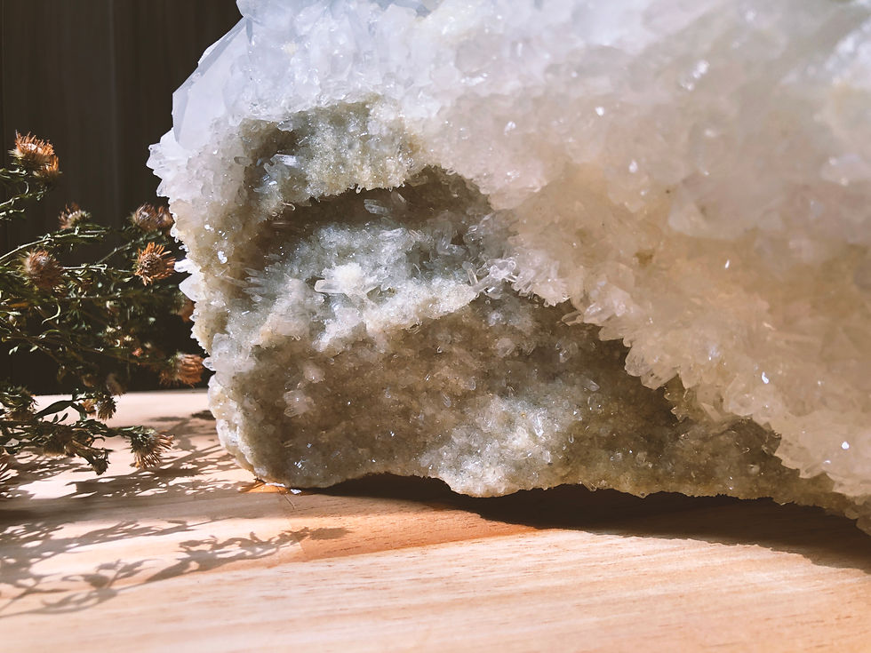 Thumbnail: White crystal cluster
