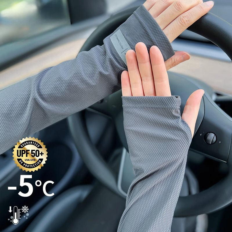 Miniatura: Mangas de Proteção Solar UV "Ice Silk"