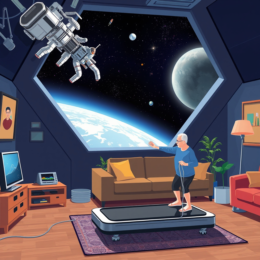Vibration plate — from the space station to the living room