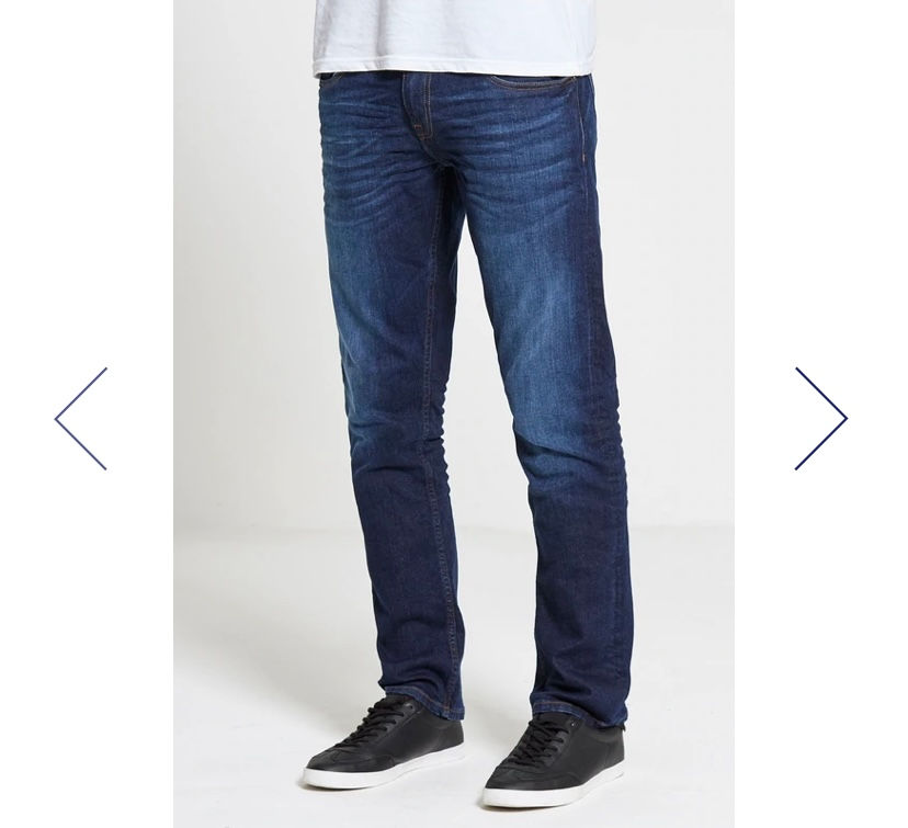 Thumbnail: DML Slim Straight Denim Dark Wash