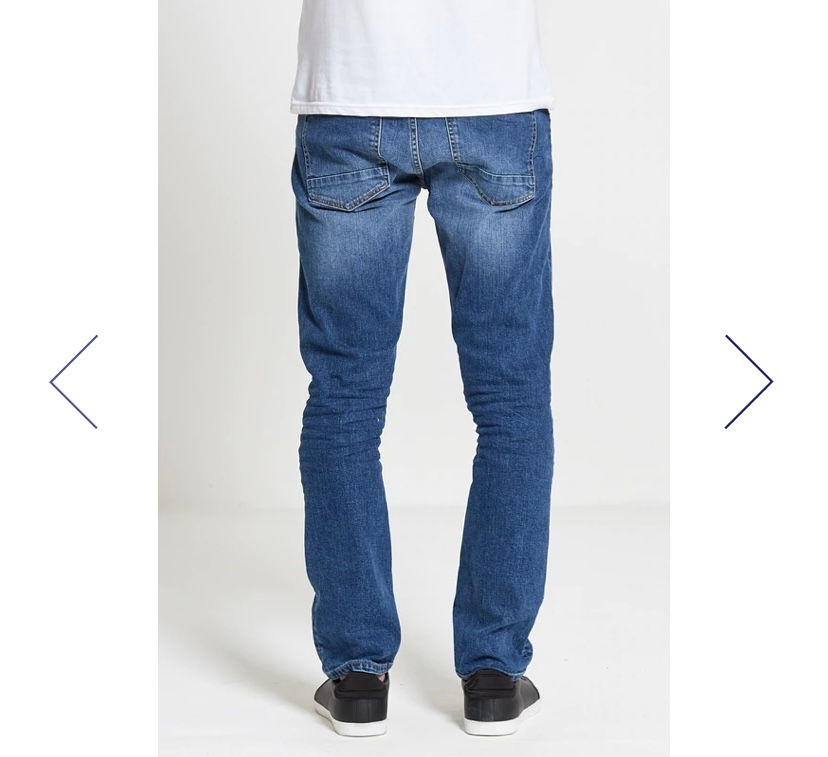 Thumbnail: DML Slim Straight Fit Denim Mid Wash