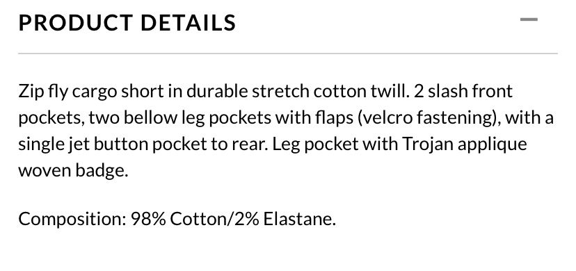 Thumbnail: Trojan Cargo Shorts