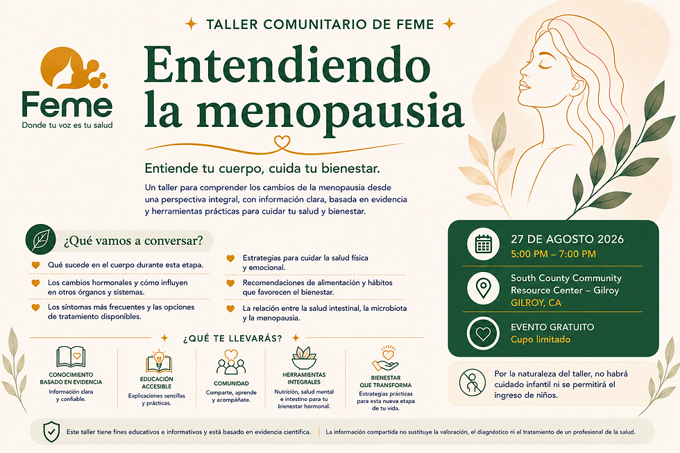 Taller: Entendiendo la menopausia
