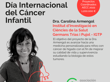 [15/2/2023]€1.2M from the Spanish Association Against Cancer for a project on childhood liver cancer