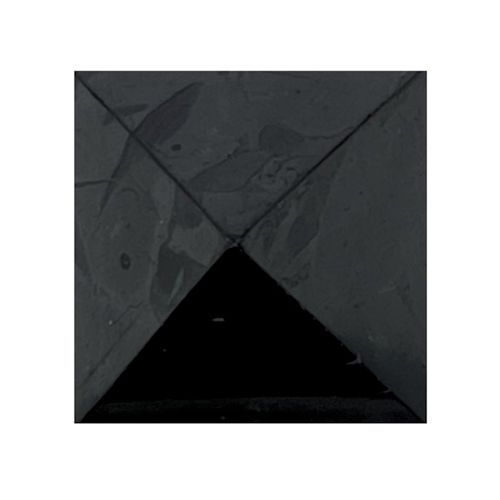 Thumbnail: 80SHG-18-7 • Shungite Pyramid • 31x31x21mm | SmokyMountainBeads.com
