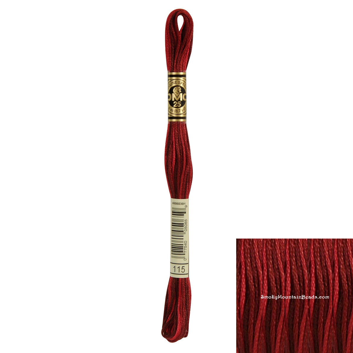 115 • Garnet Variegated Floss • DMC | SmokyMountainBeads.com