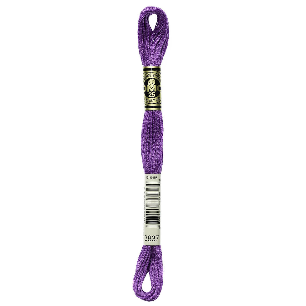 Thumbnail: 3837 • Lavender Ultra Dark Floss • DMC | SmokyMountainBeads.com