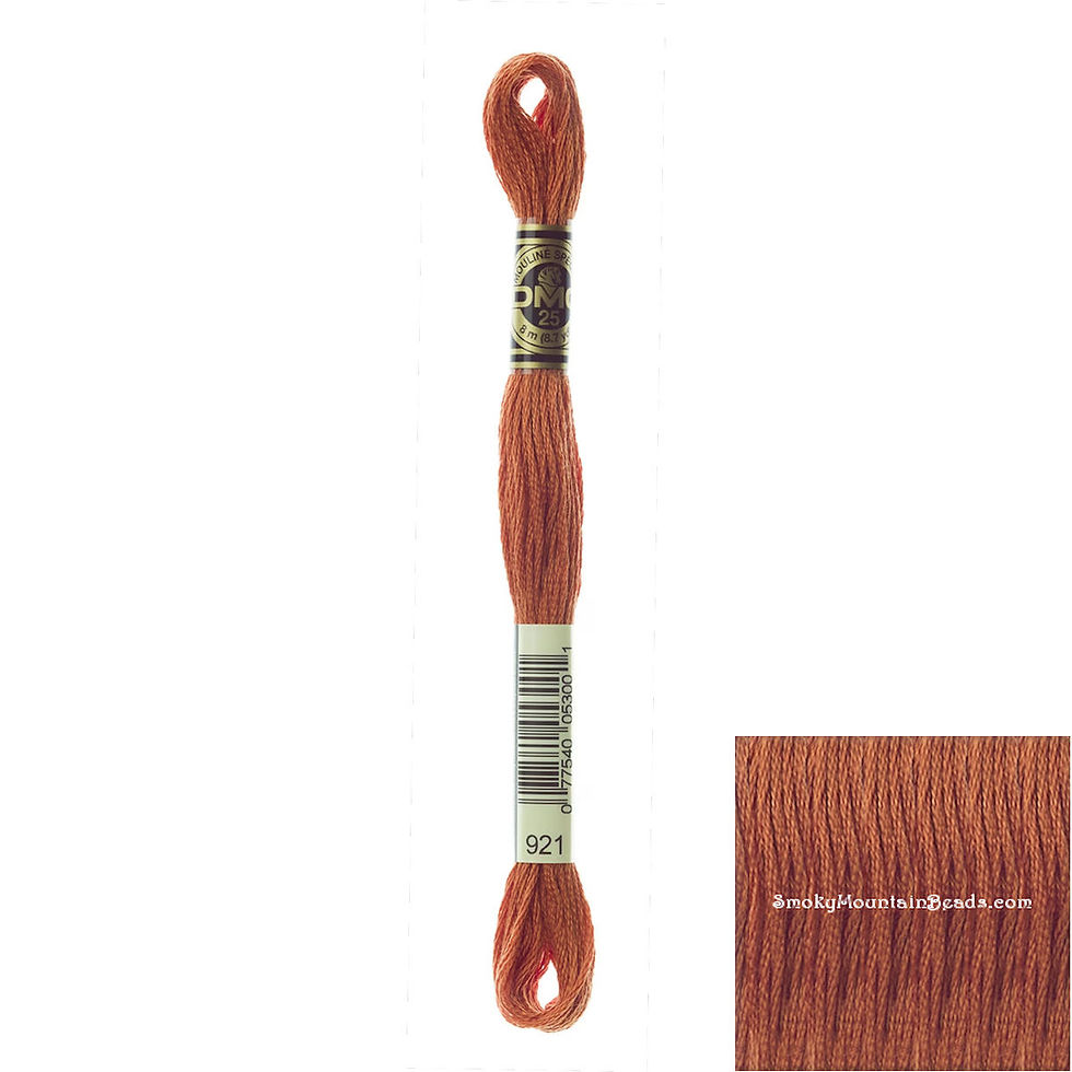 921 • Copper Floss • DMC | SmokyMountainBeads.com