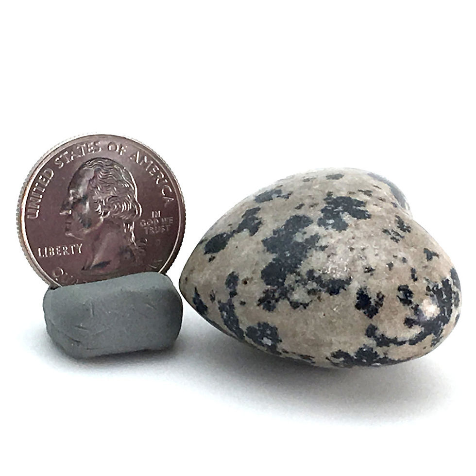 Thumbnail: Dalmatian Stone Heart • Mexico • 47.8 grams ~ 45x36.3mm