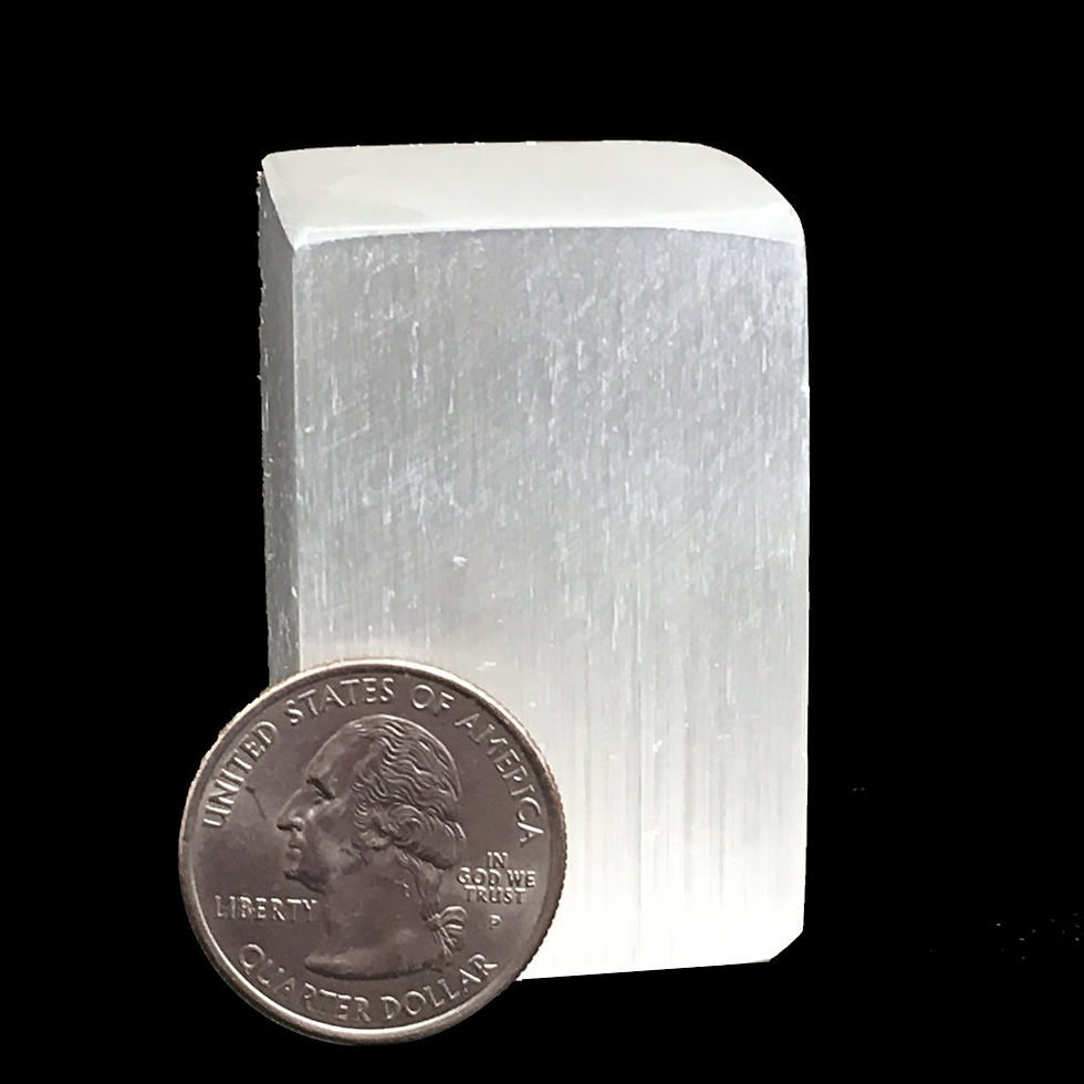 Thumbnail: Selenite Block • Africa • 120.4 grams ~ 50x34x33mm