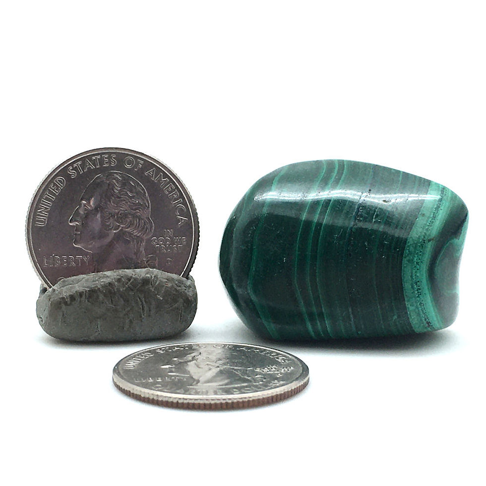 Thumbnail: Malachite Nugget • Congo • 45.2 grams ~ 34x27x23mm | smokymountainbeads