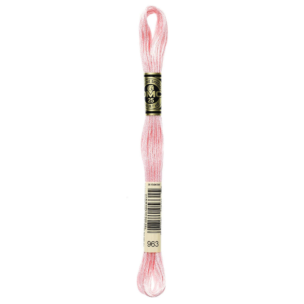 Thumbnail: 963 • Dusty Rose Ultra Very Light Floss • DMC | SmokyMountainBeads.com