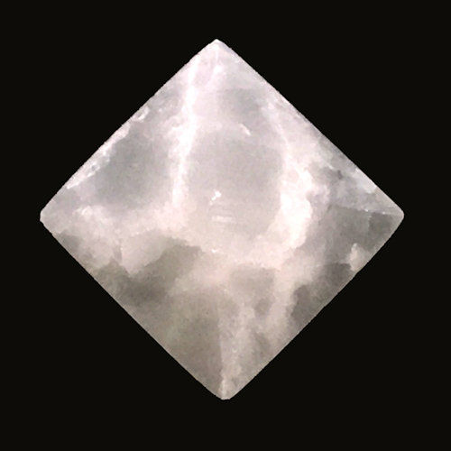 Thumbnail: 80SEL-84-0 • Selenite Pyramid • 84.0 grams ~ 48x44mm | SmokyMountainBeads.com