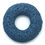 Thumbnail: Volcanic Lava Stone Donut Bead • 32mm • 52100VLS-3208-BLUE | SmokyMountainBeads.com