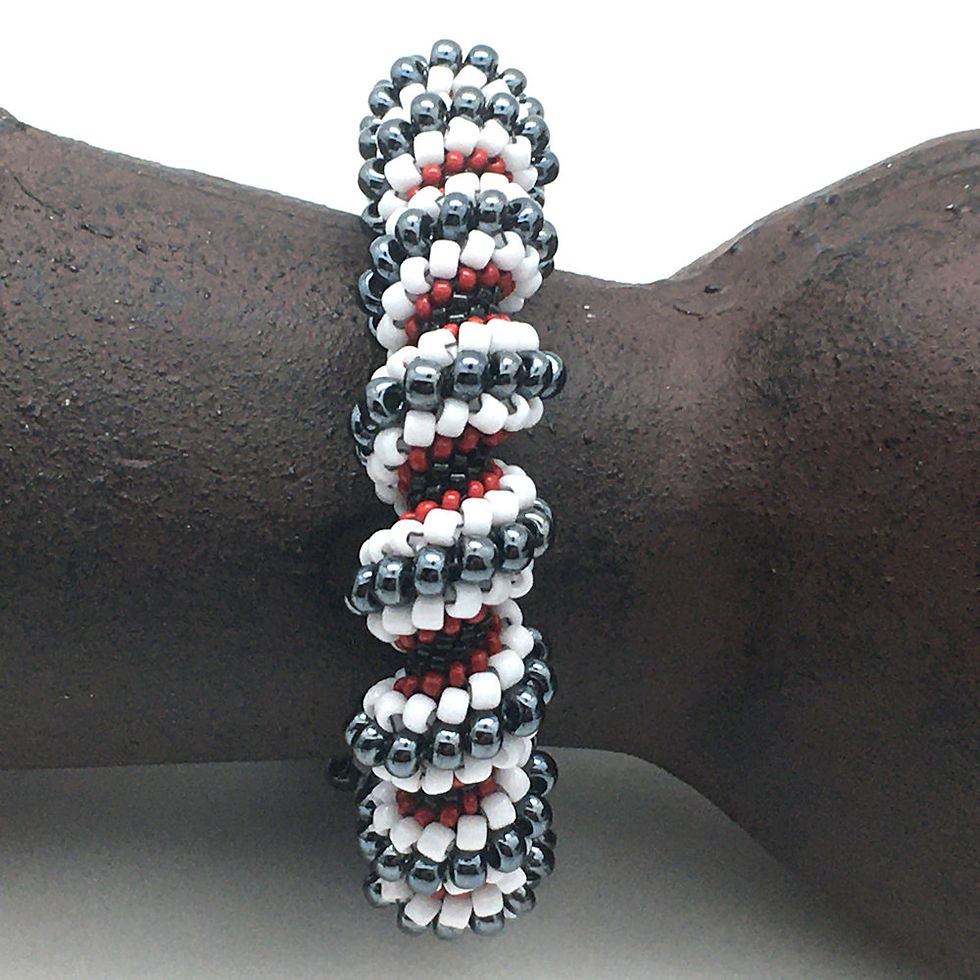 Thumbnail: Cellini Spiral Bracelet • S10BR027 | SmokyMountainBeads.com