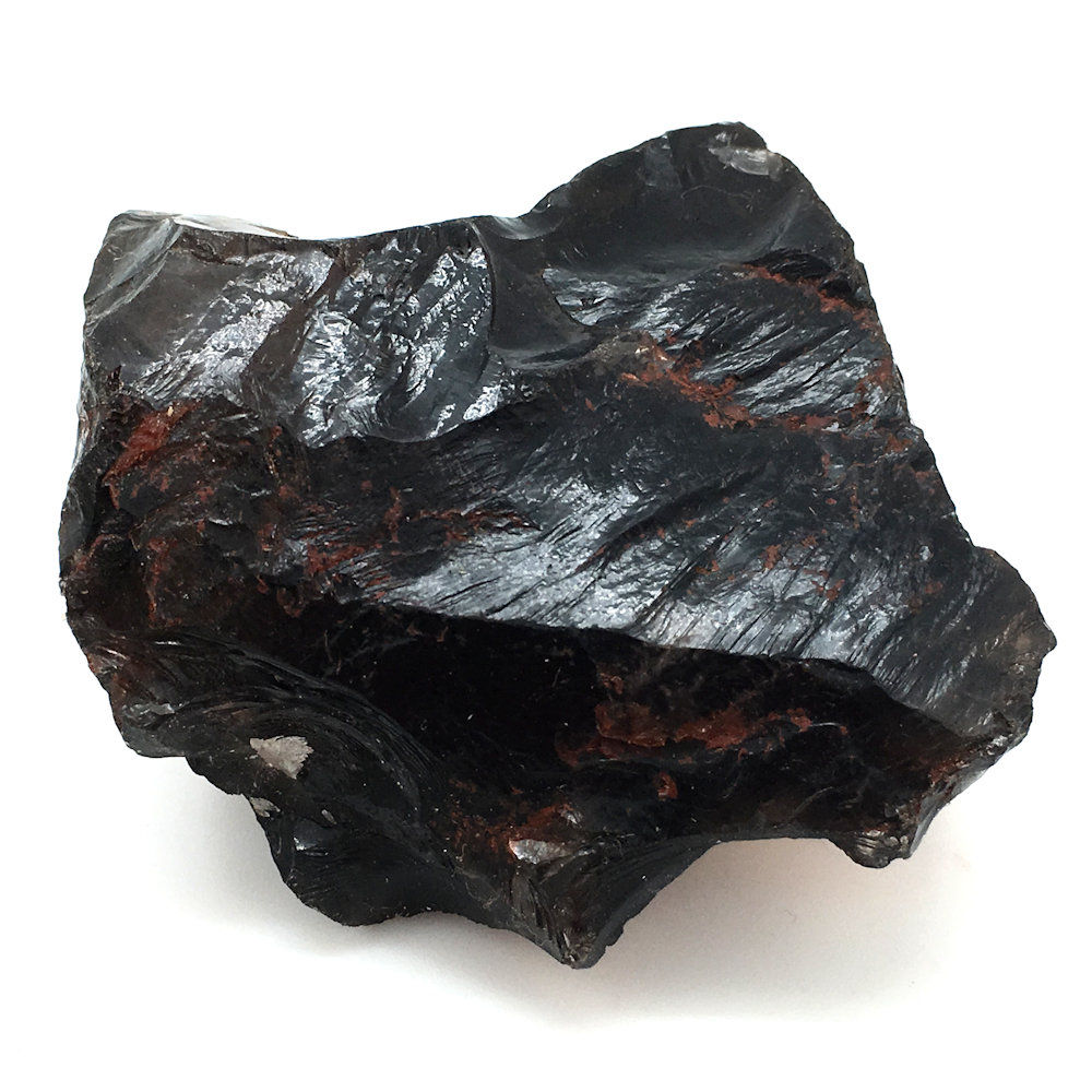 Apache Tear Obsidian Rough •  210.2 grams ~ 78x75x37mm • 90100ATo-210-2 | SmokyMountainBeads.com