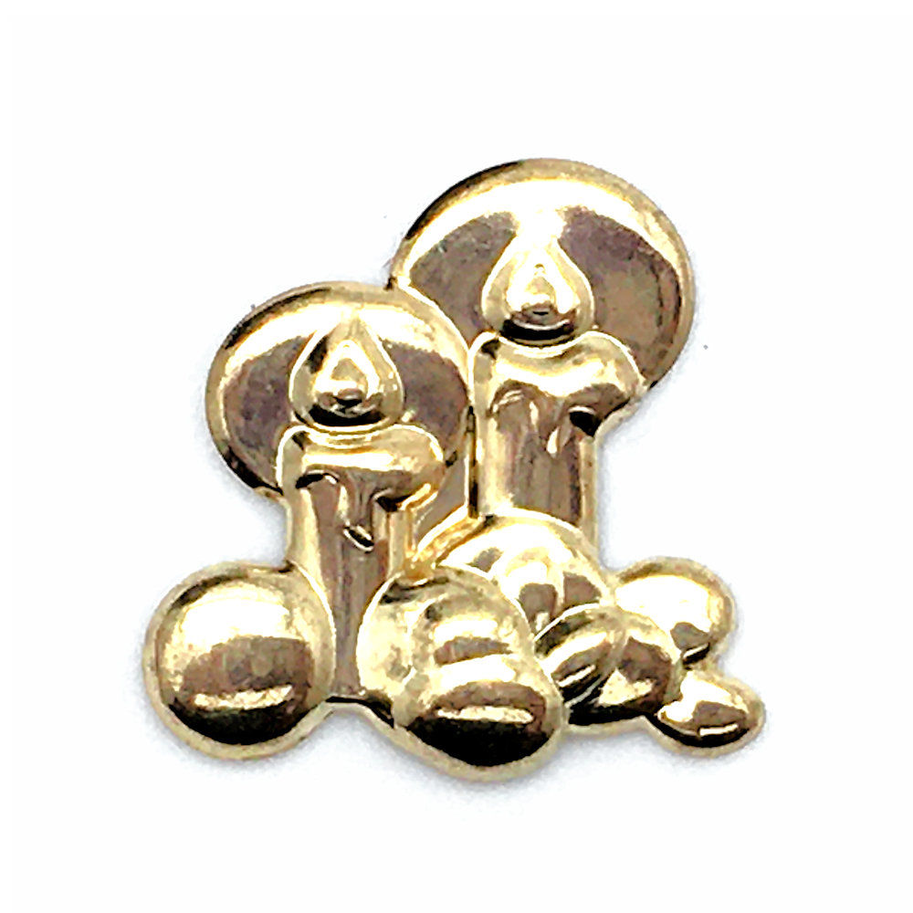 Candles Charm • No Hole • 20x20mm • 26100MTL-s2020XM-20 | SmokyMountainBeads.com