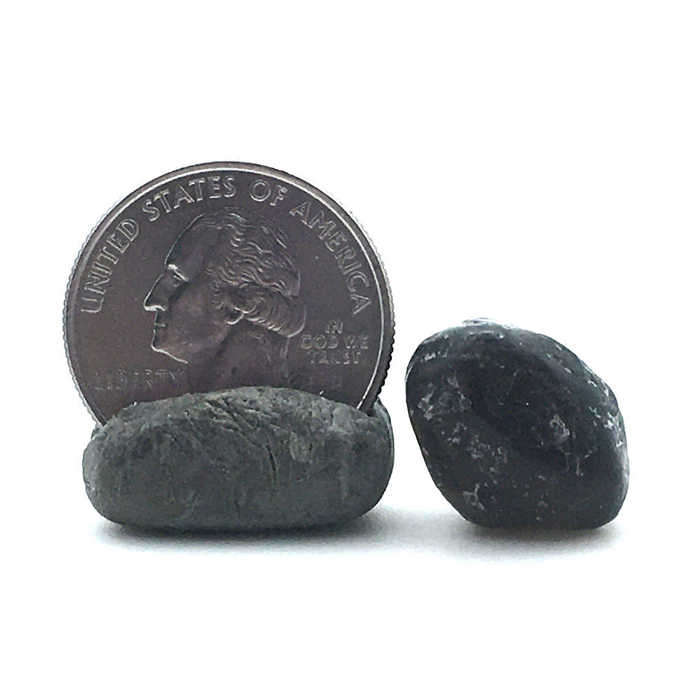 Thumbnail: Apache Tear Obsidian Rough • 4.1 grams ~ 19x14x13mm • 90100ATo-4-1 | SmokyMountainBeads.com