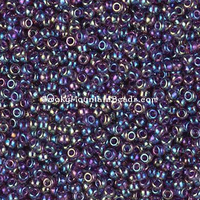 11-639 • Transparent Amethyst AB • 11/0 Matsuno Seed Beads | SmokyMountainBeads.com