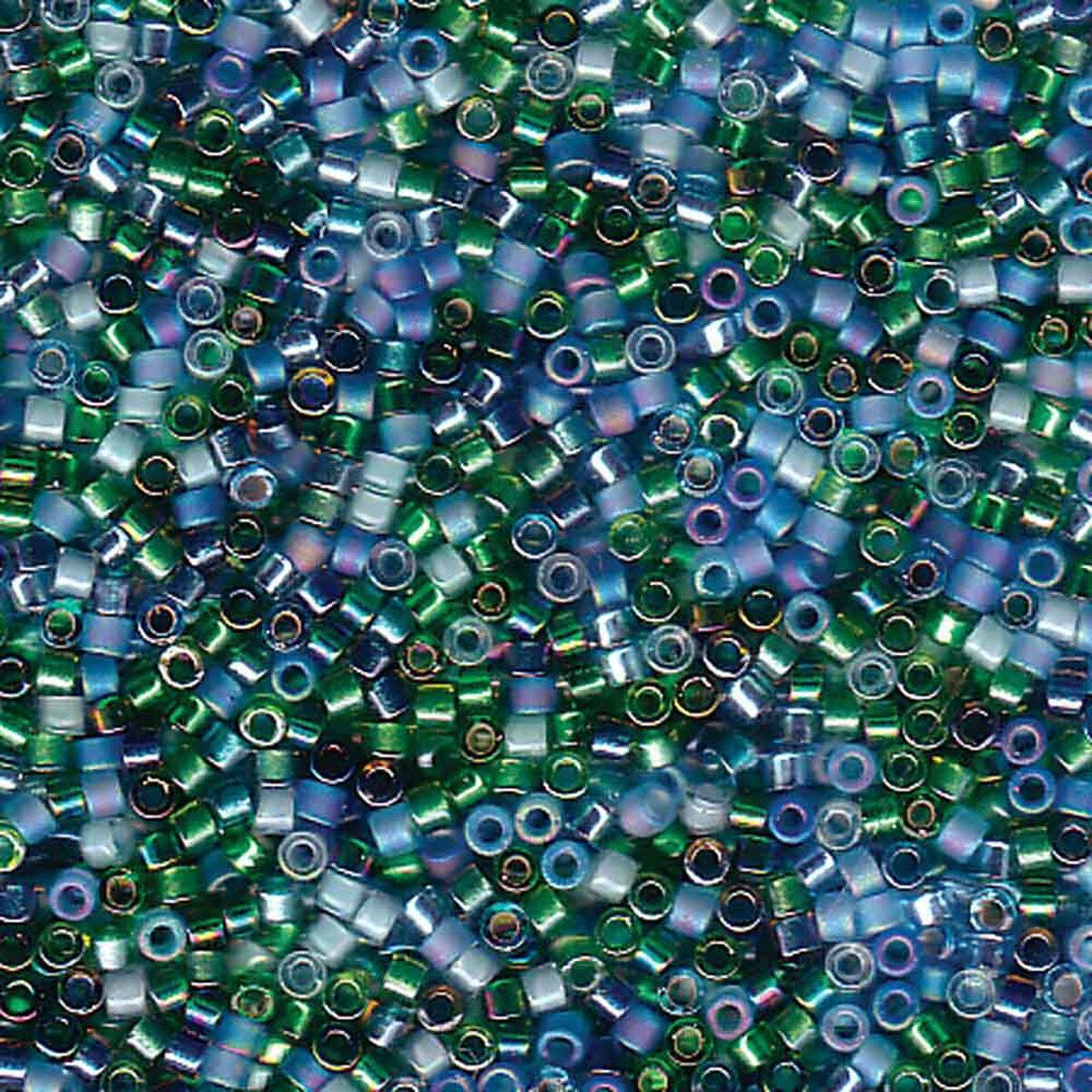 DBMIX-06 • Lagoon Mix • Delica 11/0 Seed Beads | SmokyMountainBeads.com