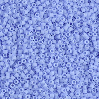 DB1587 Matte Opaque Agate Blue Delica 11/0 Seed Beads | SmokyMountainBeads.com