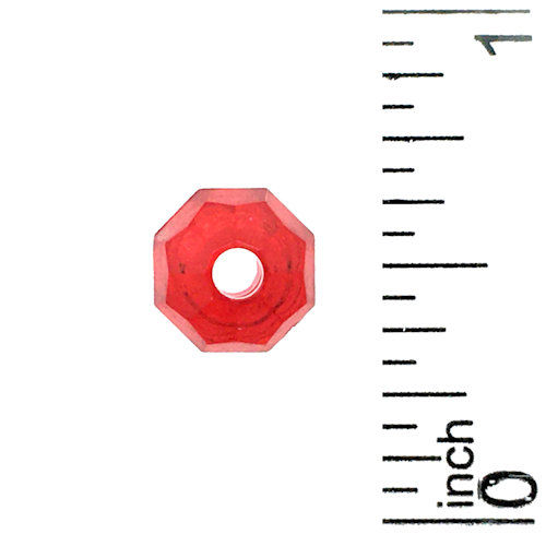 Acrylic Round Faceted Beads • 8mm • 170200ACR-F08RED | Smoky Mountain Beads