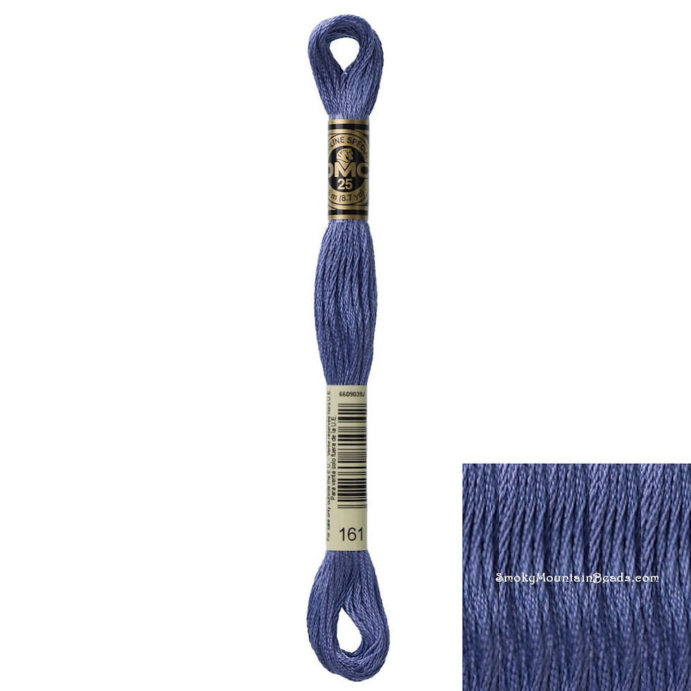 161 • Gray Blue Floss • DMC | SmokyMountainBeads.com