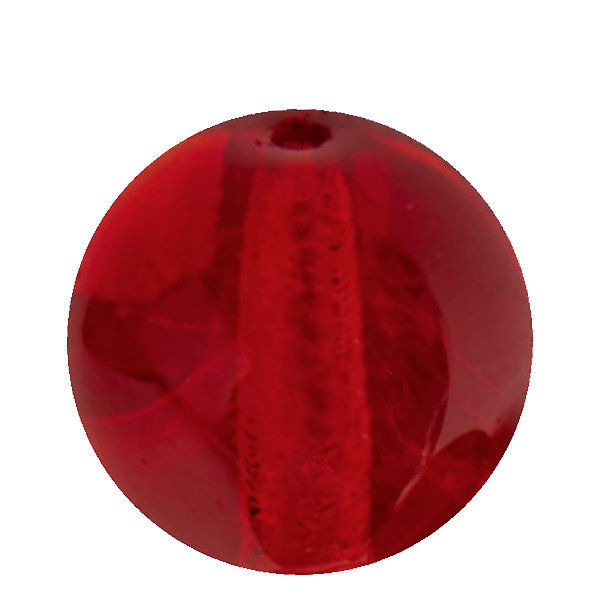 5-06-9008 • Siam Ruby Crystal Druk Czech Glass • 6 mm | Smoky Mountain Beads