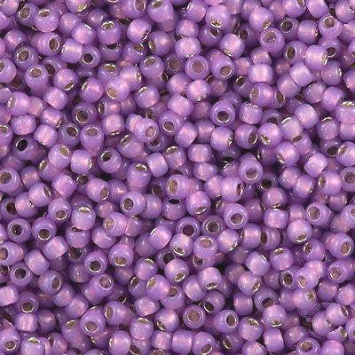 8-PF2108 PermaFinish Silver-Lined Milky Amethyst 8/0 TOHO Seed Beads | SmokyMountainBeads.com