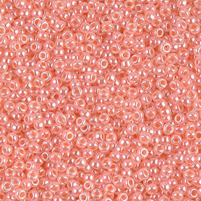 11-539 • Salmon Ceylon • 11/0 Miyuki Seed Beads | SmokyMountainBeads.com