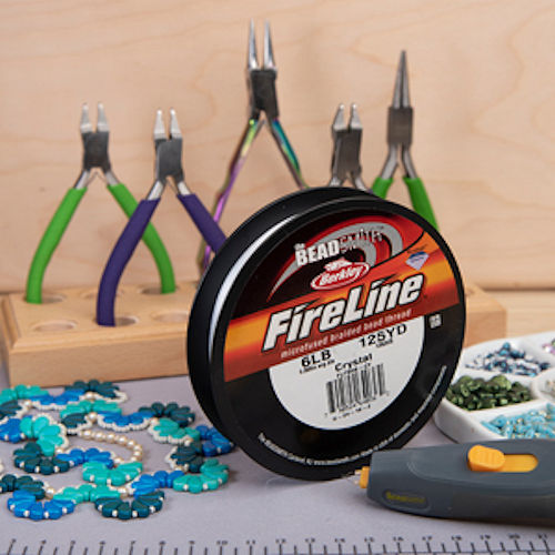 Thumbnail: Fireline • Crystal • 6LB • 125 yards | SmokyMountainBeads.com