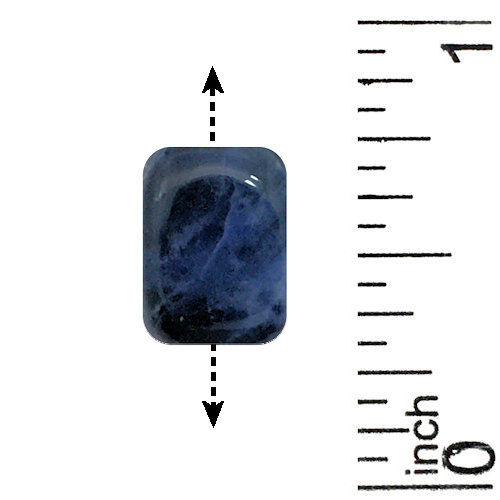 Sodalite Nugget Bead • 12x8mm • 154100SD-1208 | SmokyMountainBeads.com