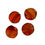 Thumbnail: 122CAR-0603 Carnelian Coin Beads • 6x3mm | SmokyMountainBeads.com