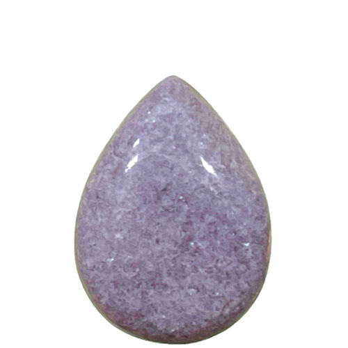 55100LEP-77-30225 • Lepidolite Teardrop Cabochon • 30x22x5mm | SmokyMountainBeads.com