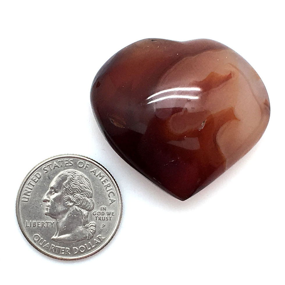 Thumbnail: Carnelian Heart • Madagascar • 33.5 grams ~ 41x36x19mm
