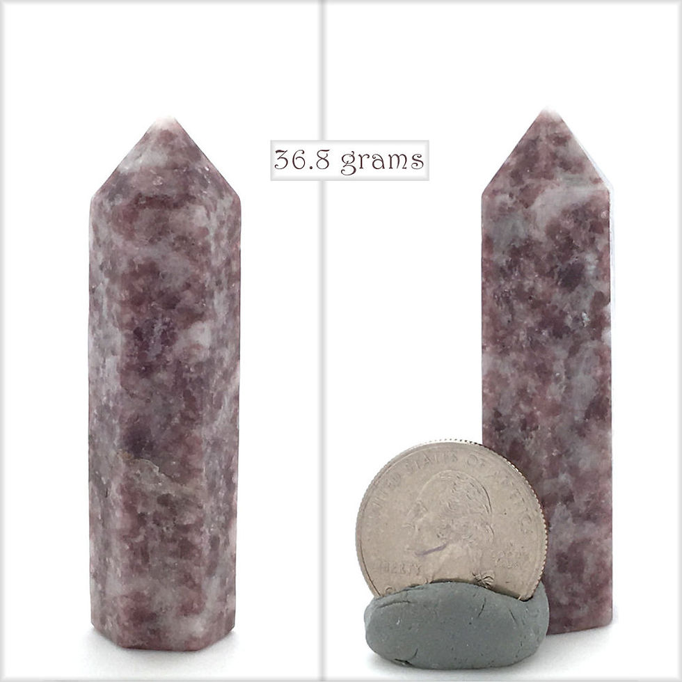 Thumbnail: Lepidolite Generator Point • Brazil • 36.8 grams ~ 66x19mm
