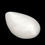 Thumbnail: 55100CE-77-2316WHT • Cats Eye Teardrop Cabochon • 23x16x3mm | Smoky Mountain Beads