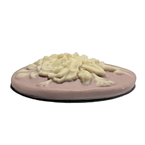 55100RES-2518FL-51 Floral Bouquet Cameo Cabochon • 25x18mm | Smoky Mountain Beads