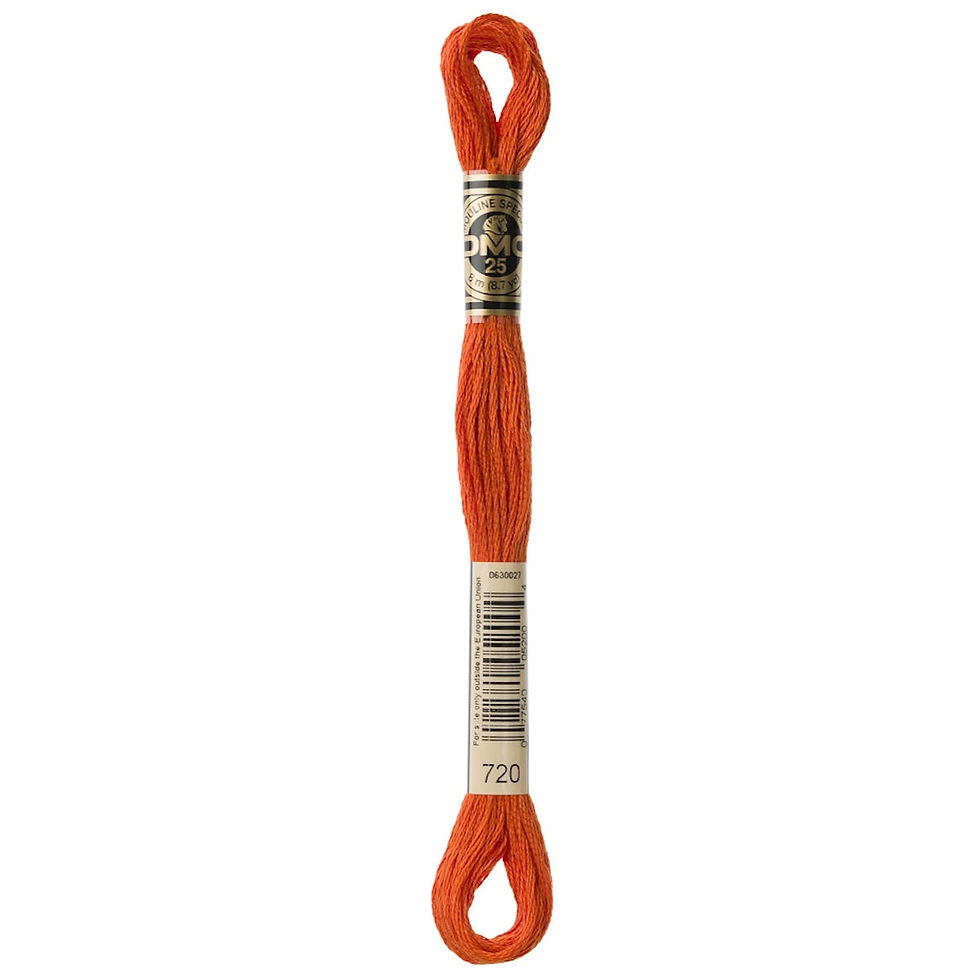 Thumbnail: 720 • Spice Orange Dark Floss • DMC | SmokyMountainBeads.com