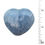 Thumbnail: Blue Calcite Heart •  95100CAB-44-5 | SmokyMountainBeads.com
