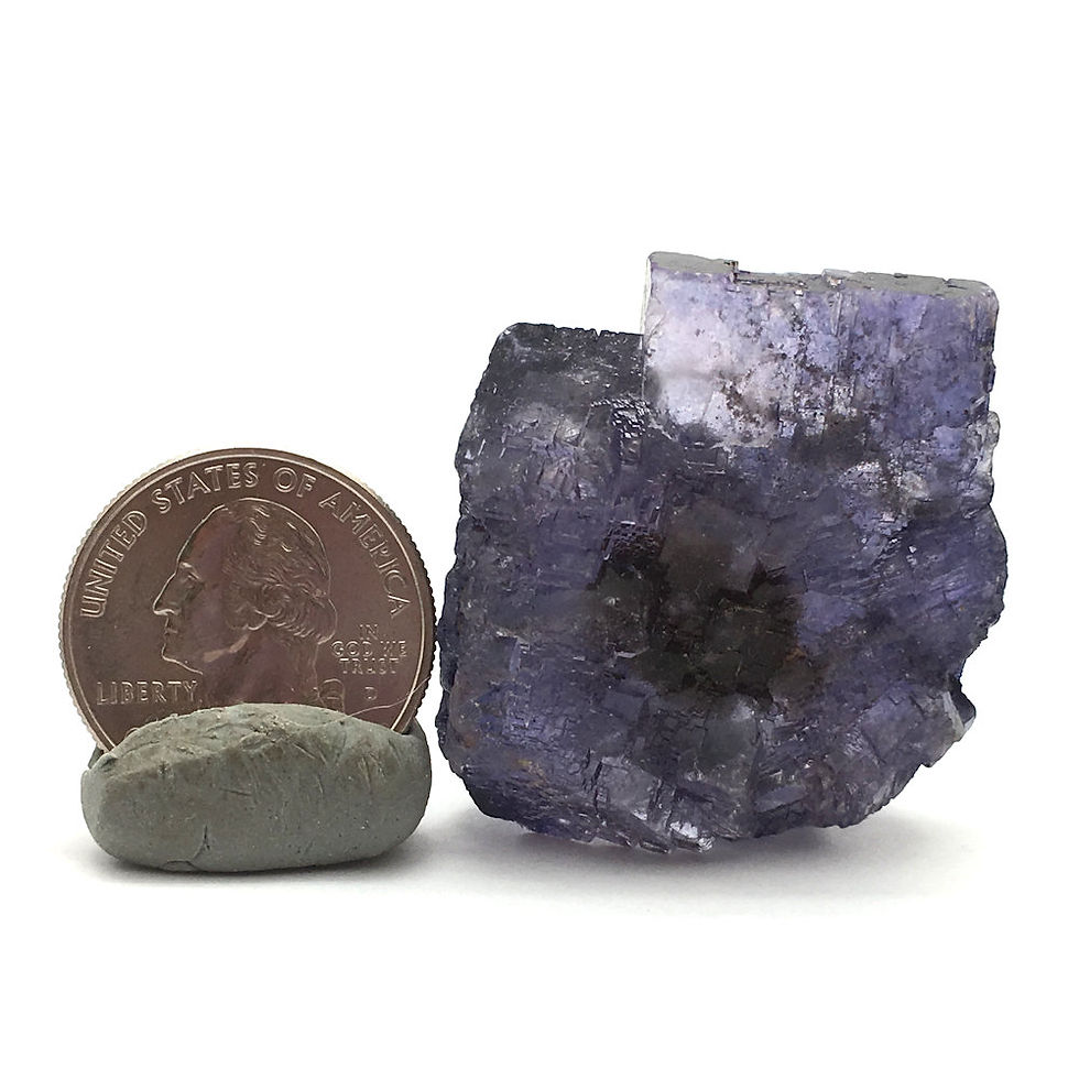 Thumbnail: Cubic Fluorite • Muzquiz, Mexico • 46.0 grams ~ 39x39x30mm