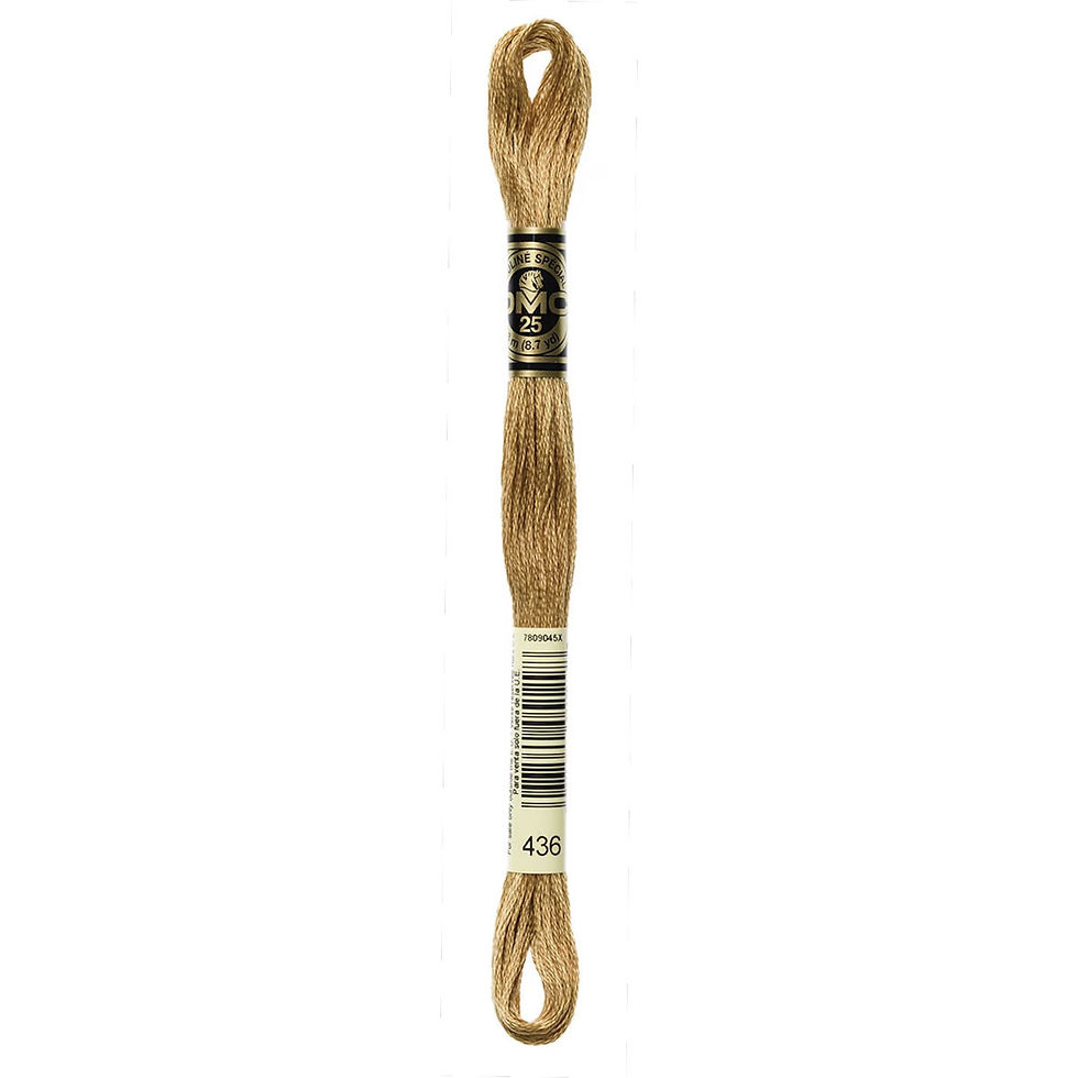 Thumbnail: 436 • Tan Floss • DMC | SmokyMountainBeads.com