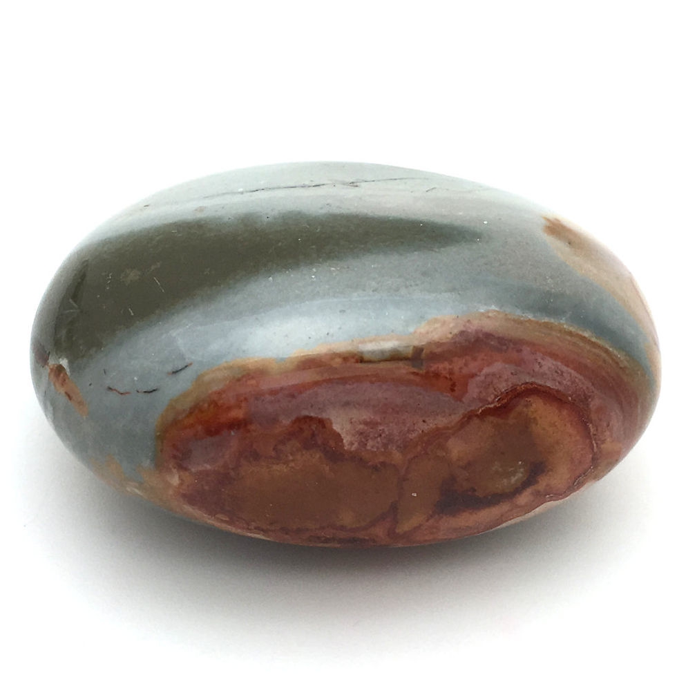 Thumbnail: Polychrome Desert Jasper Gallet • 161.2 grams ~ 68x50x32mm | SmokyMountainBeads.com