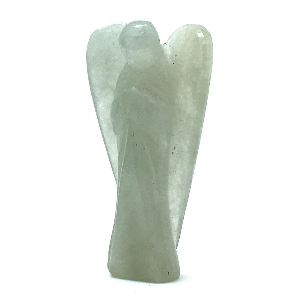 Thumbnail: Green Aventurine Angel • 22.3 grams ~ 54x30x12mm • 97100AVG-22-3 | SmokyMountainBeads.com