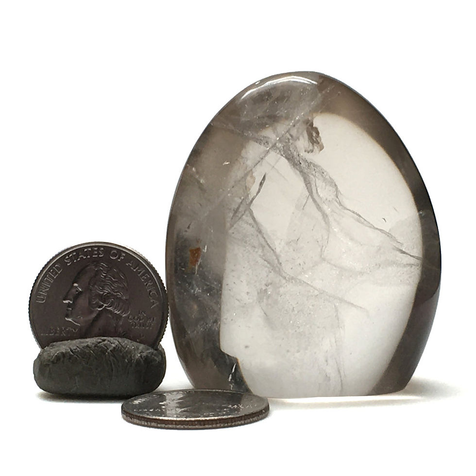 Thumbnail: HQ Smoky Quartz Freeform • Madagascar •  118.2 grams ~ 55x49x30mm • 94100SMQ-118-2 | SmokyMountainBeads.com