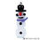 Thumbnail: MFK42 • Snowman • Miyuki Mascot Xmas Fan Ornament | SmokyMountainBeads.com
