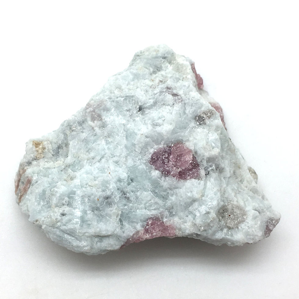 Thumbnail: Rubellite Pink Tourmaline Rough • Brazil • 129.8 grams ~ 77x70x25mm